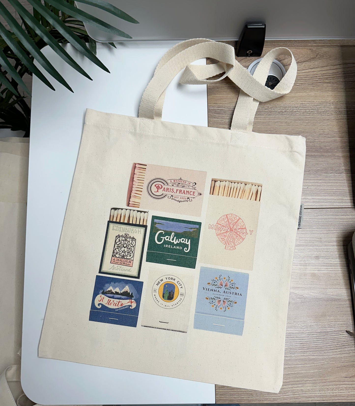 Custom Logo Printed Heavy Canvas Tote Bags Wholesale