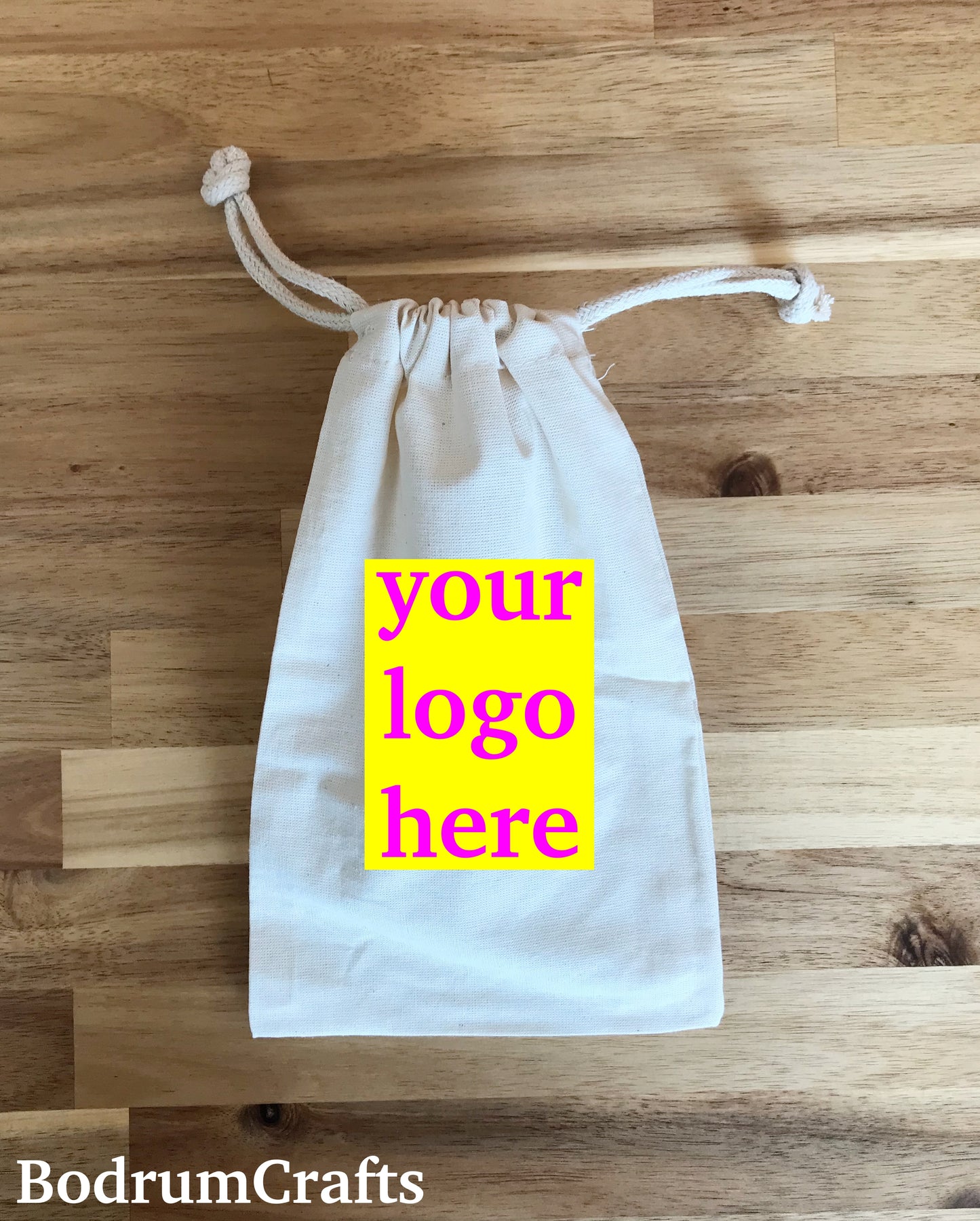 Personalized Drawstring Bags, Small Size Gift Pouches