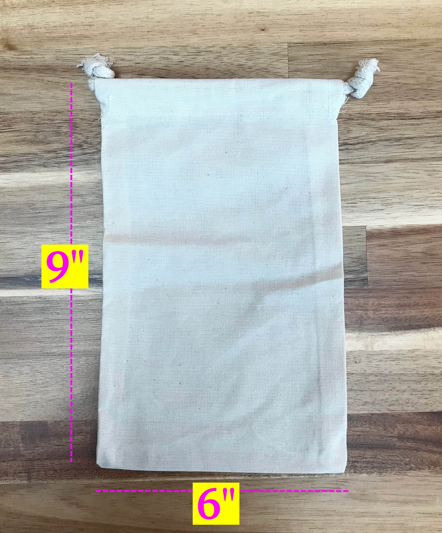 Personalized Drawstring Bags, Small Size Gift Pouches