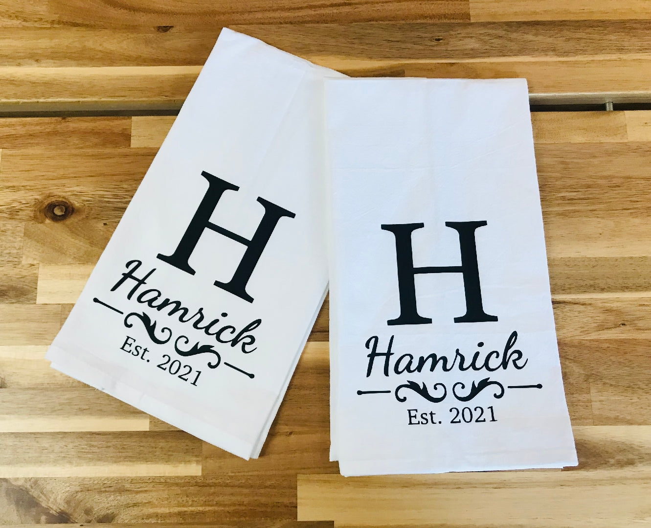 Personalized Flour Sack Tea Towels Wholesale