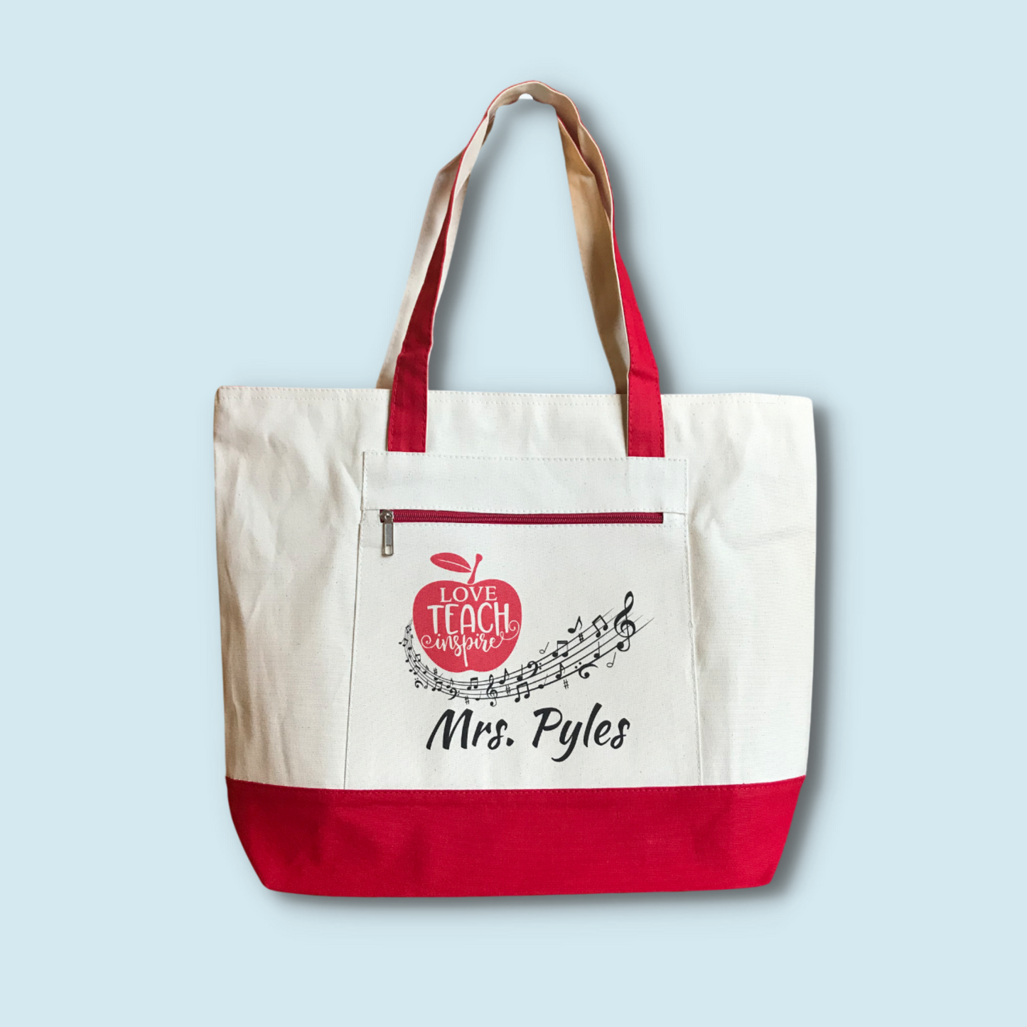 Canvas Shoulder Tote Bag Wholesale with Top Zipper