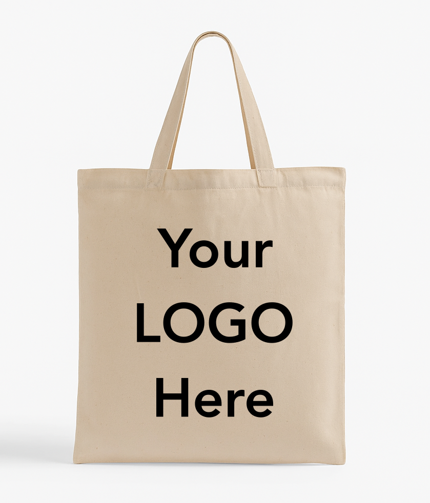 Custom Printed Promotional Cotton Tote Bags in Bulk