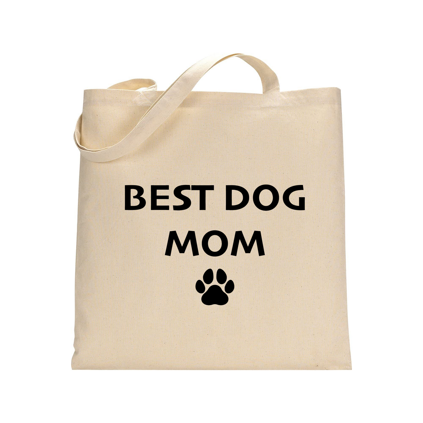 Dog Lover Tote Bags, Dog Mom Gift Canvas Bag, Dog Lovers Gifts for Women, Best Dog Mom Printed Cotton Bag