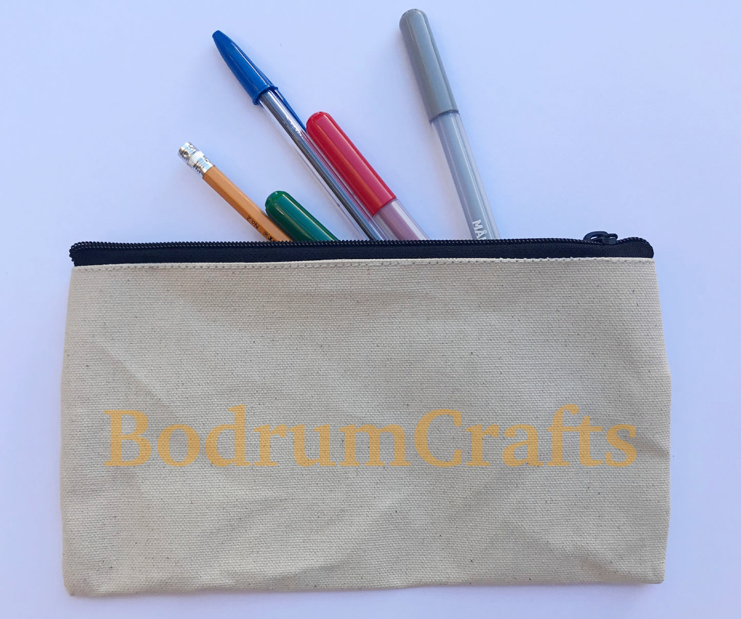 Canvas Zipper Pouch Bags, Multi-Purpose Travel Makeup Bag Wholesale Bulk