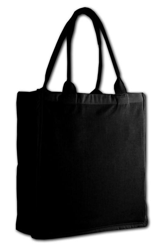 Large Carrying Shopper Canvas Tote Bags with Bottom Gusset TBS02