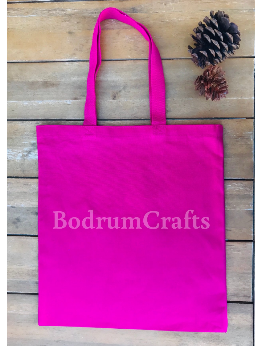Pink tote bags sales wholesale