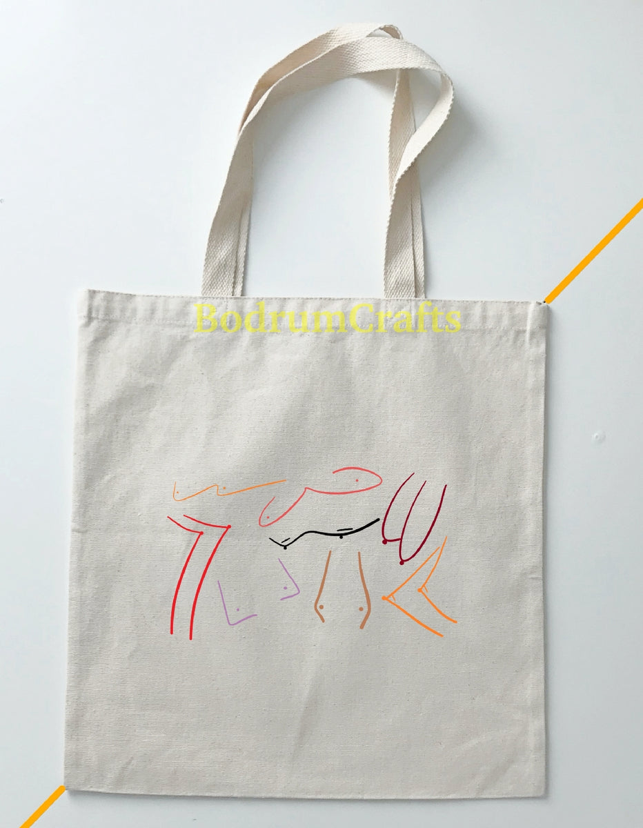 Create Personalized Everyday Canvas Tote, Custom Bag