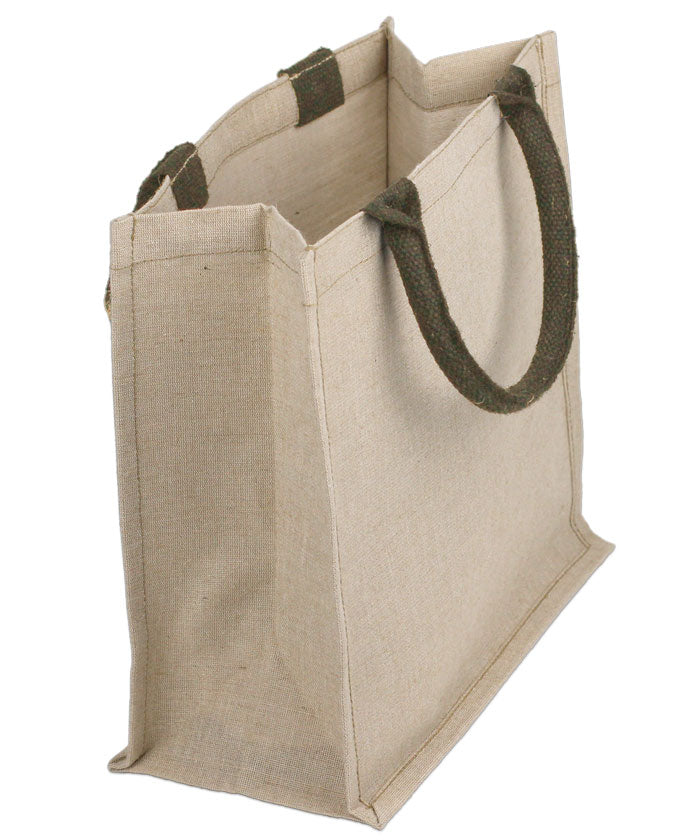 Wholesale Affordable Jute Cotton Juco Blend Shopping Tote Bags in Bulk BodrumCrafts