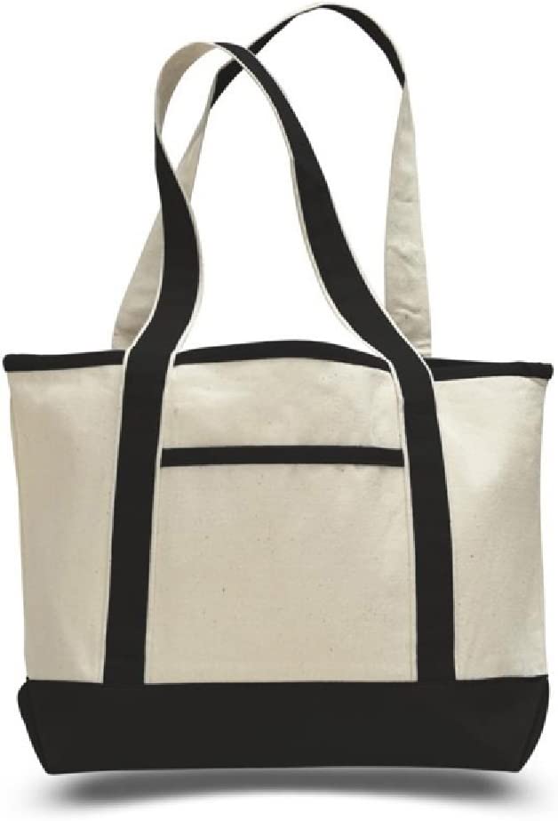 Custom Name Printed Tote Bags, Medium Size