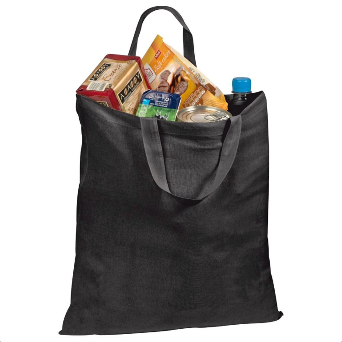 12 Eco-Pack Reusable Cotton Tote Bags, Assorted Mix Color wholesale