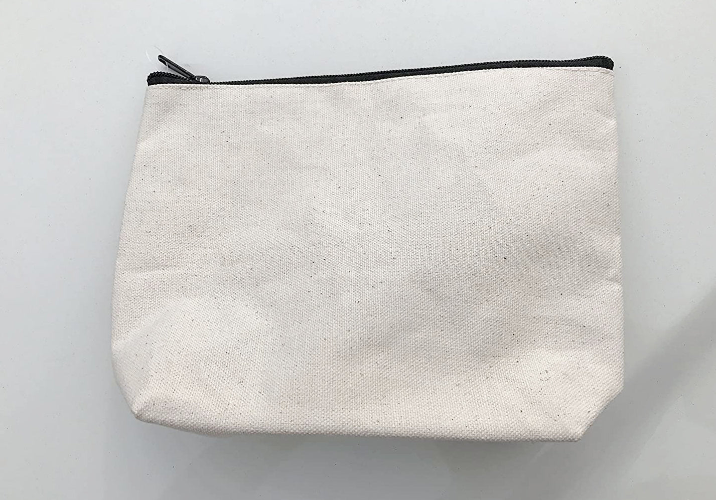 10" Canvas Large Makeup Bag, Pouch Purse Cosmetic Organizer
