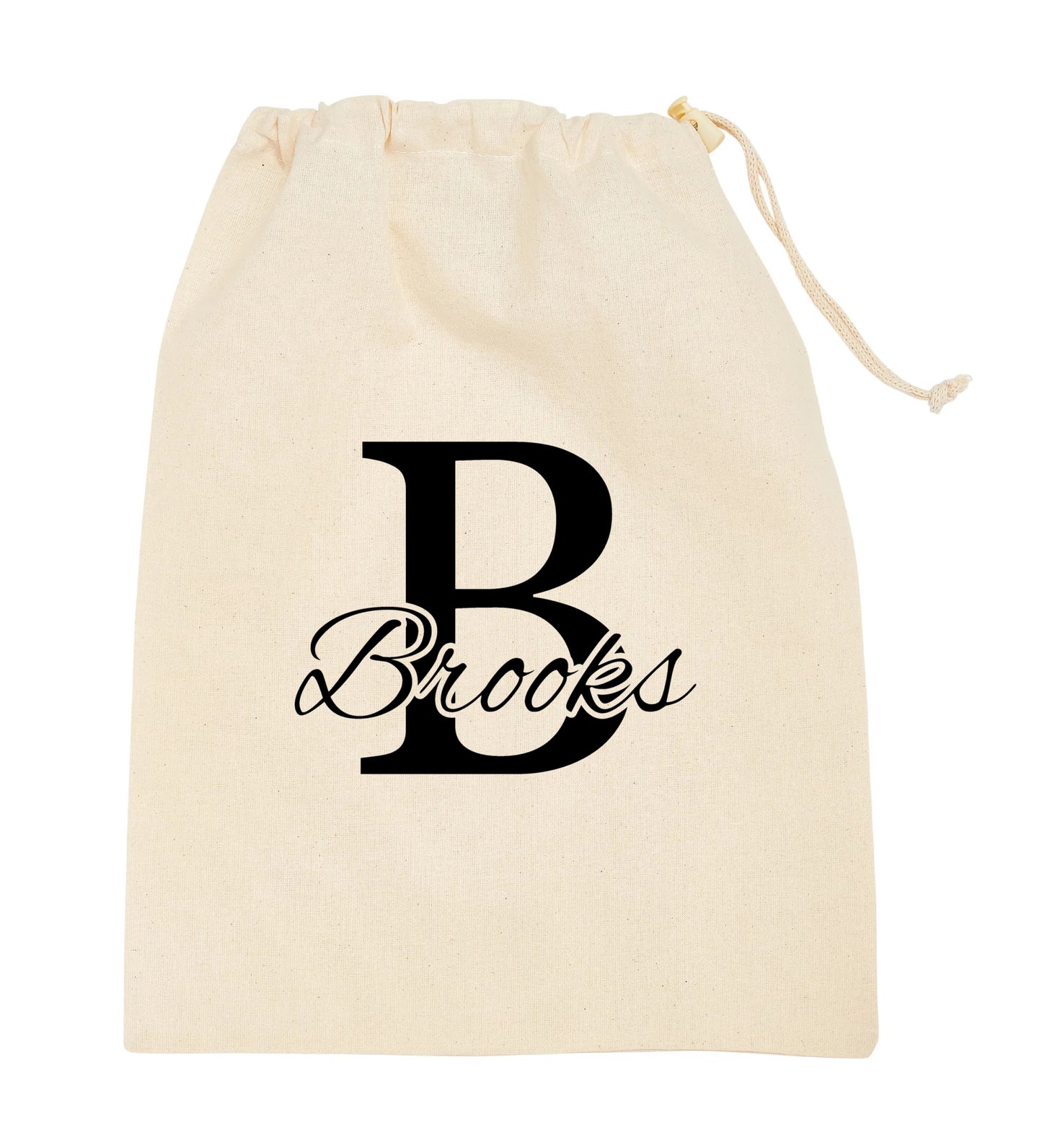Custom Cotton Shoes Bags, Personalized Drawstring Pouch Bag, Customize Promotional Gift for Women, Men, One Color Print, Logo, Text, Name