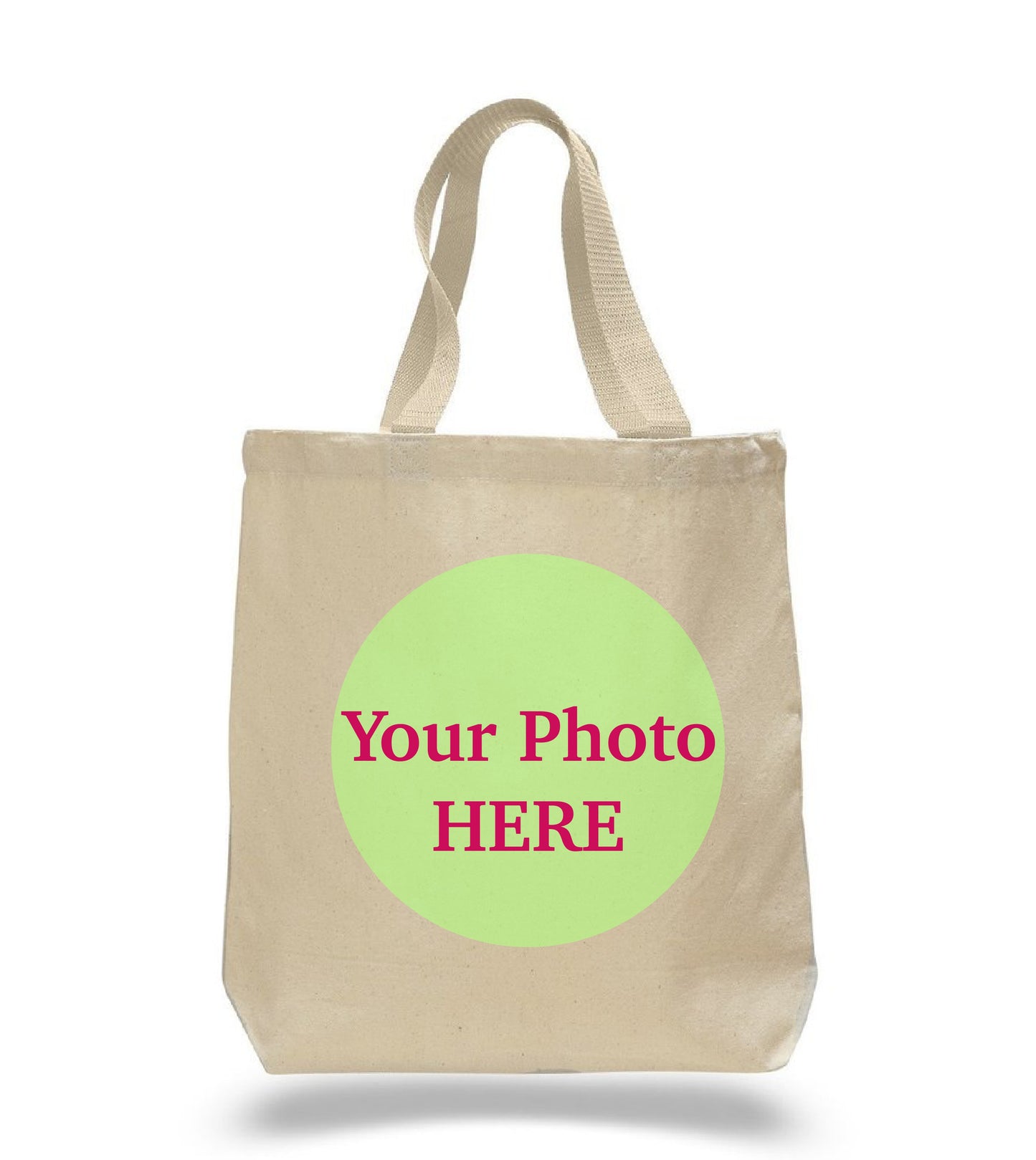 Custom Printed Organic Canvas Tote Bags, Personalized Totes in Bulk