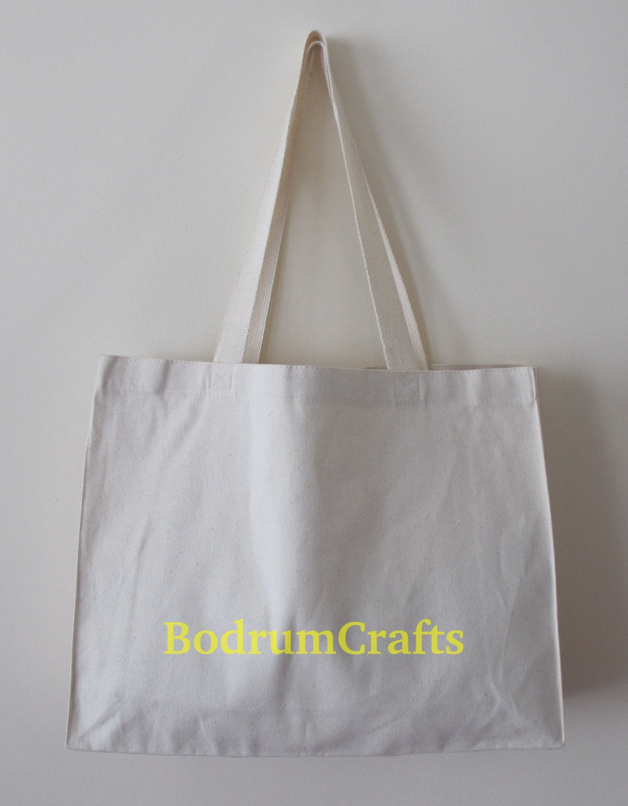 Wholesale Rectangular Heavy Canvas Tote Bags, Full Gusset Grocery Shopper Totes in Bulk