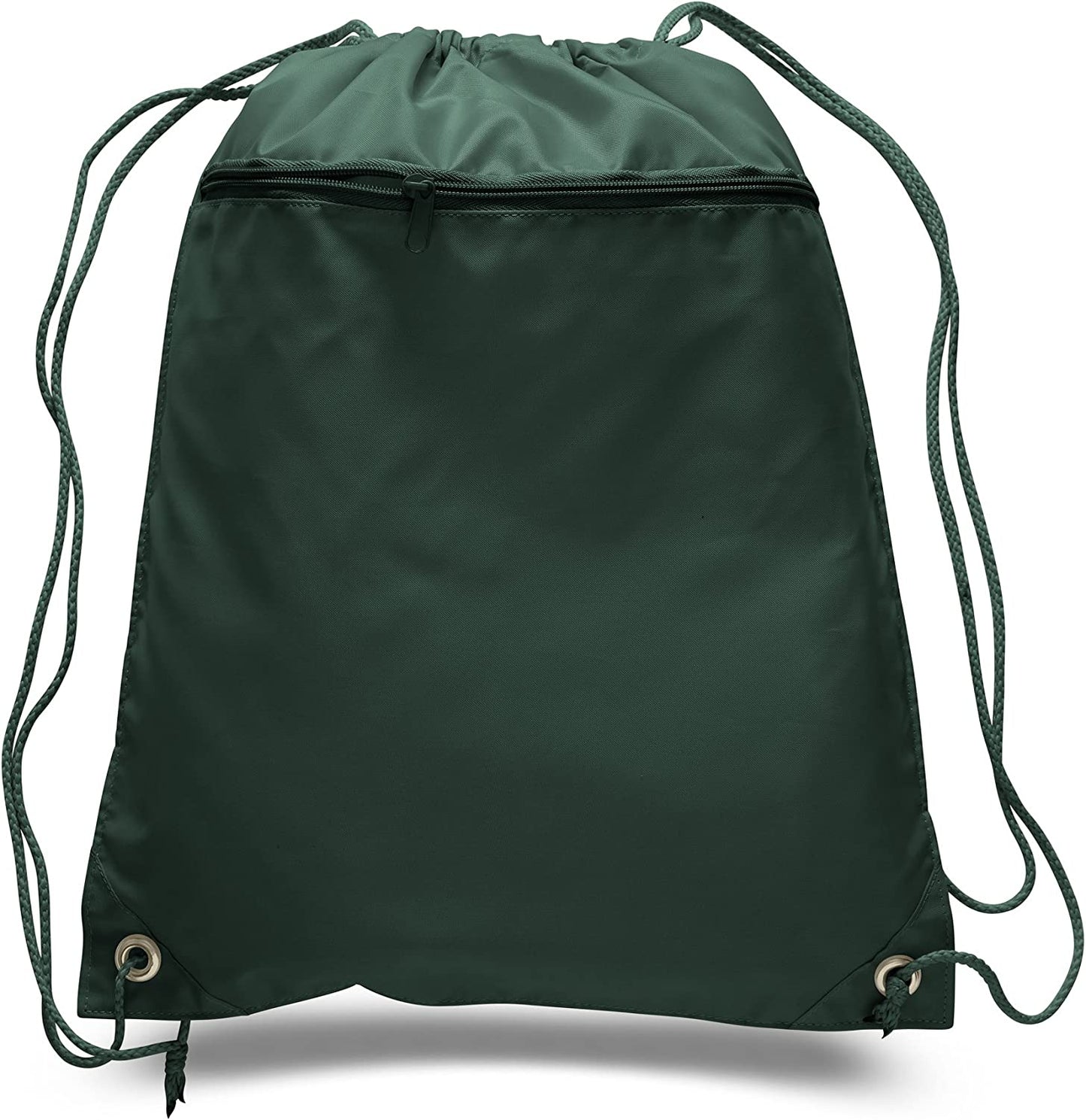 Wholesale Drawstring Backpacks with Front Zipper Pocket