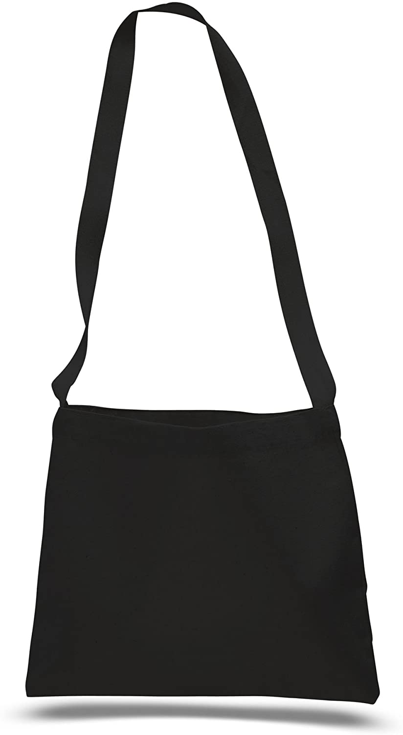 Canvas Messenger Tote Bags, Small Size