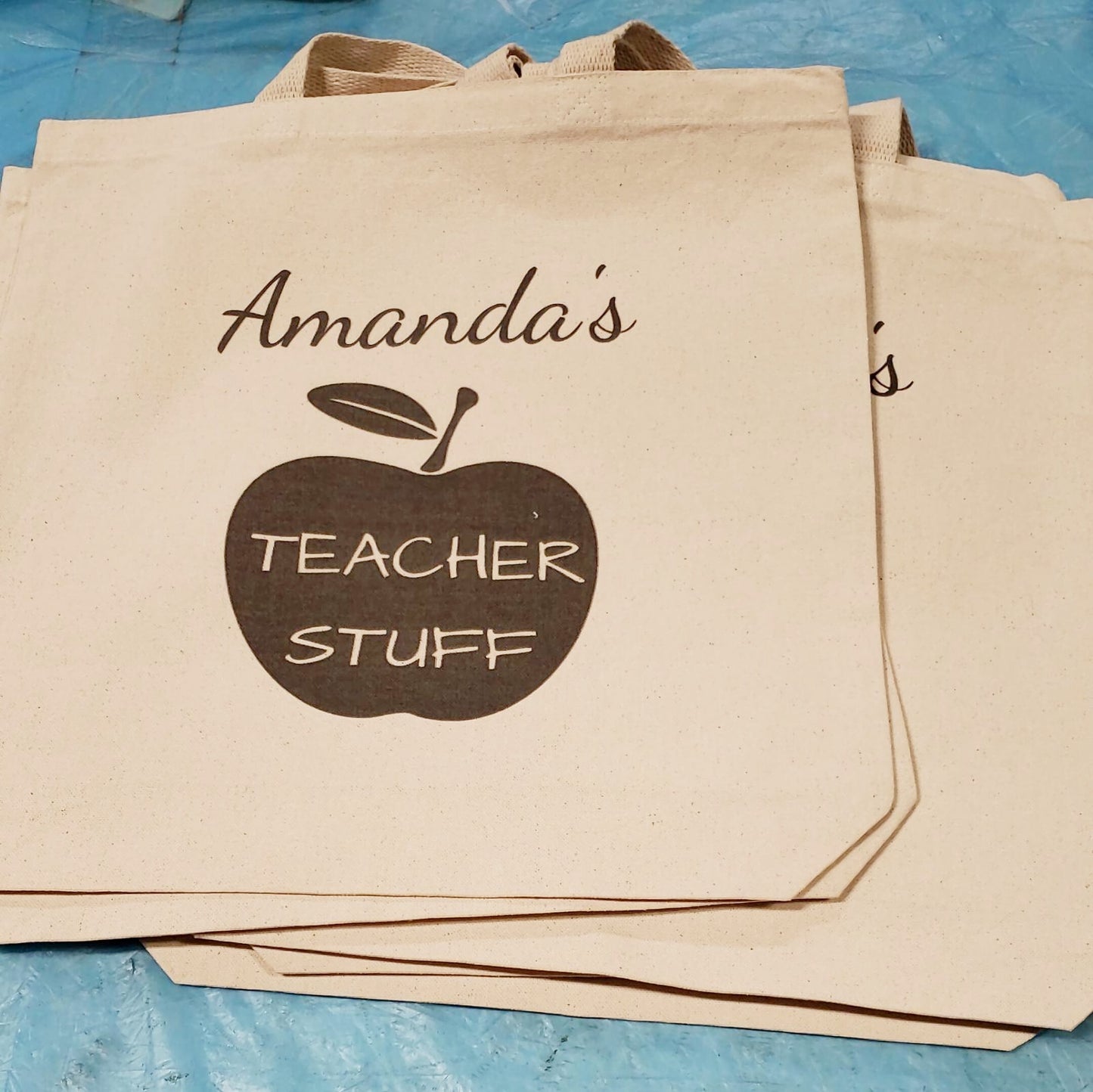 Personalized Canvas Tote Bags, Custom Printed Cotton Bag in Full Color