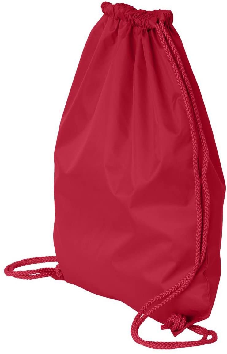 wholesale Polyester Sports Drawstring Backpack, Medium Size bulk