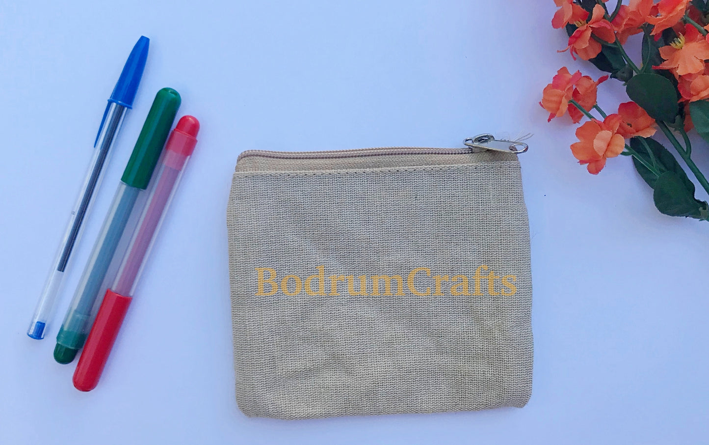 Jute Zipper Pouch Bags, Small Makeup Organization Bags Bulk