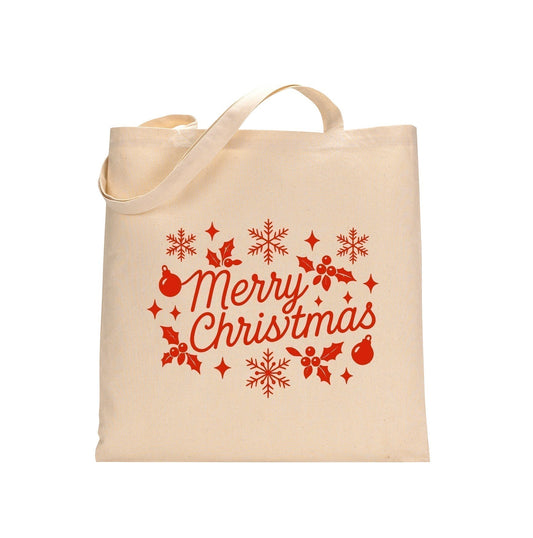 Merry Christmas Canvas Tote Bags