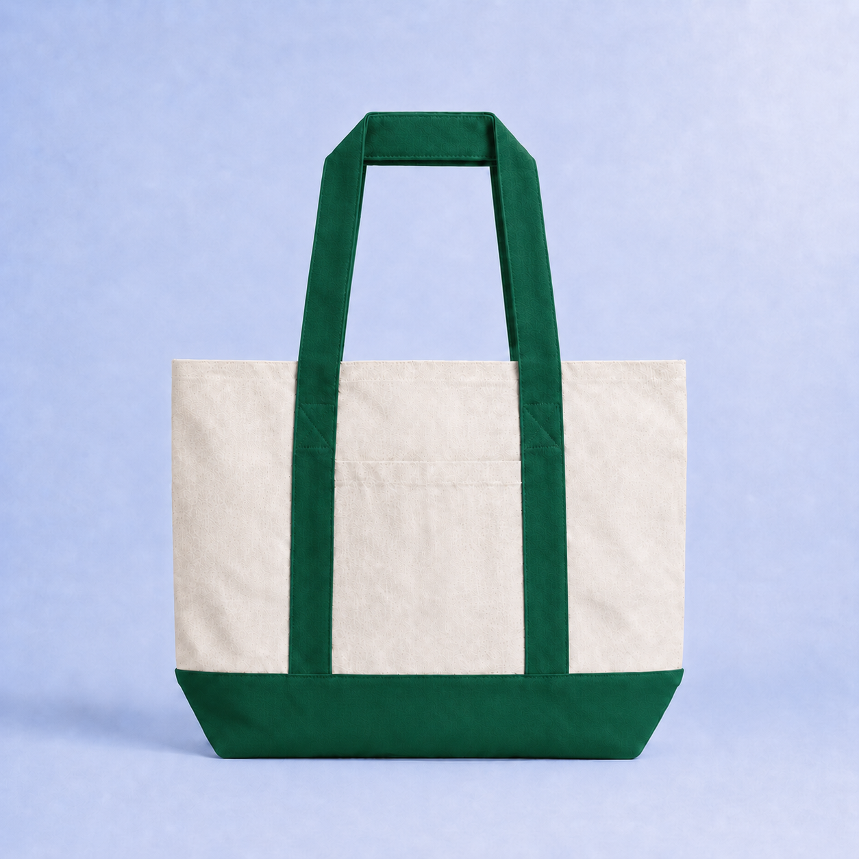 Bulk durable canvas tote bag with sturdy handles and clean design