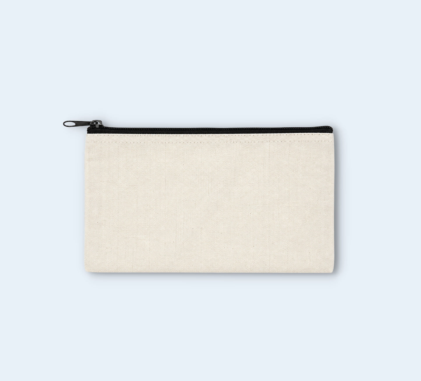 Blank Canvas Makeup Bags & Cosmetic Pouches Wholesale - Flat Size