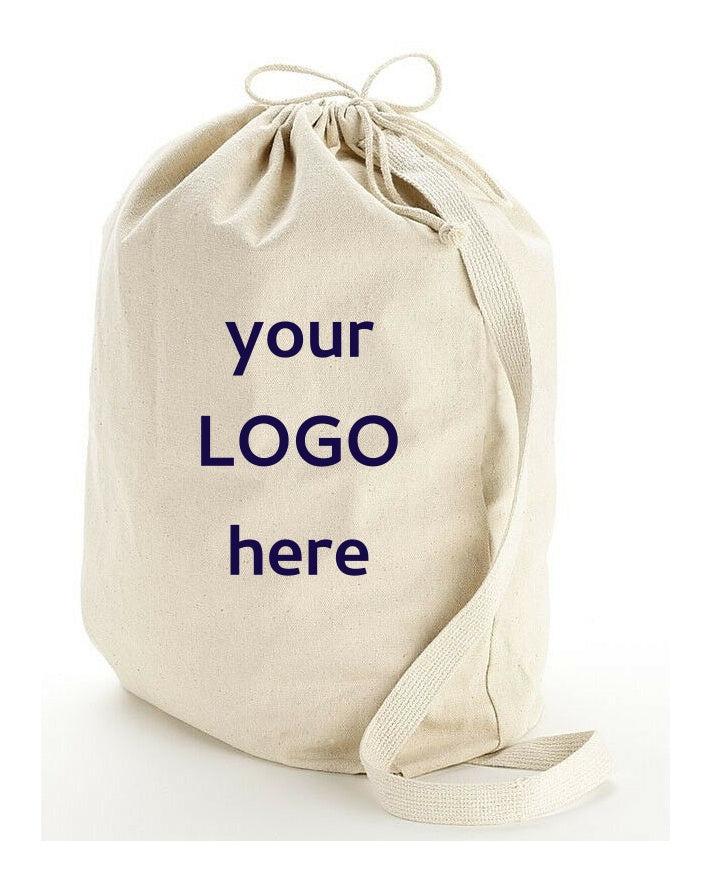 Custom Printed Canvas Laundry Bags Wholesale