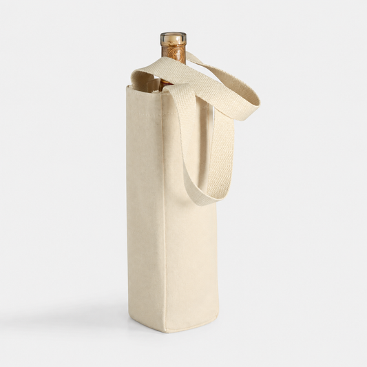 Wholesale Canvas Wine Bag with a Single Bottle