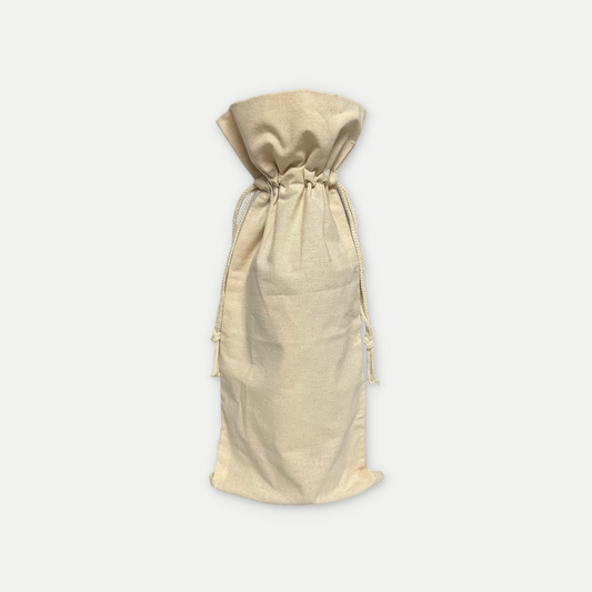 Canvas Celebration Wine Bag, Single Bottle Tote