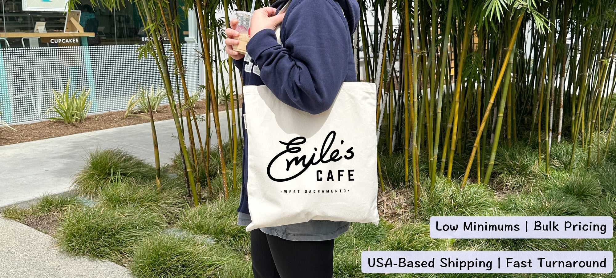 Custom Printed Canvas Tote Bags Wholesale with Logo