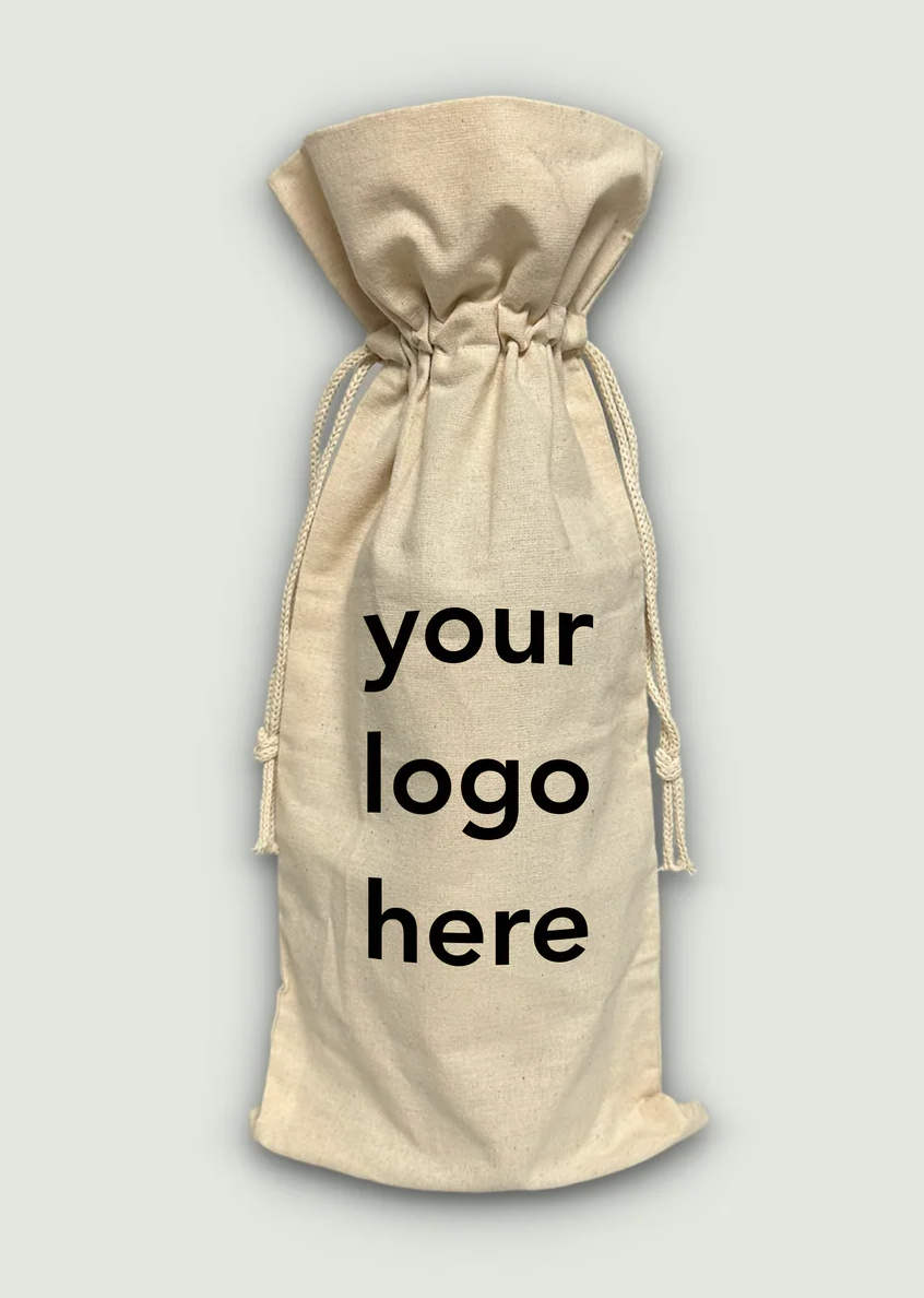 Custom Printed Cotton Wine Bags Wholesale