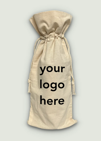 Custom Printed Cotton Wine Bags Wholesale