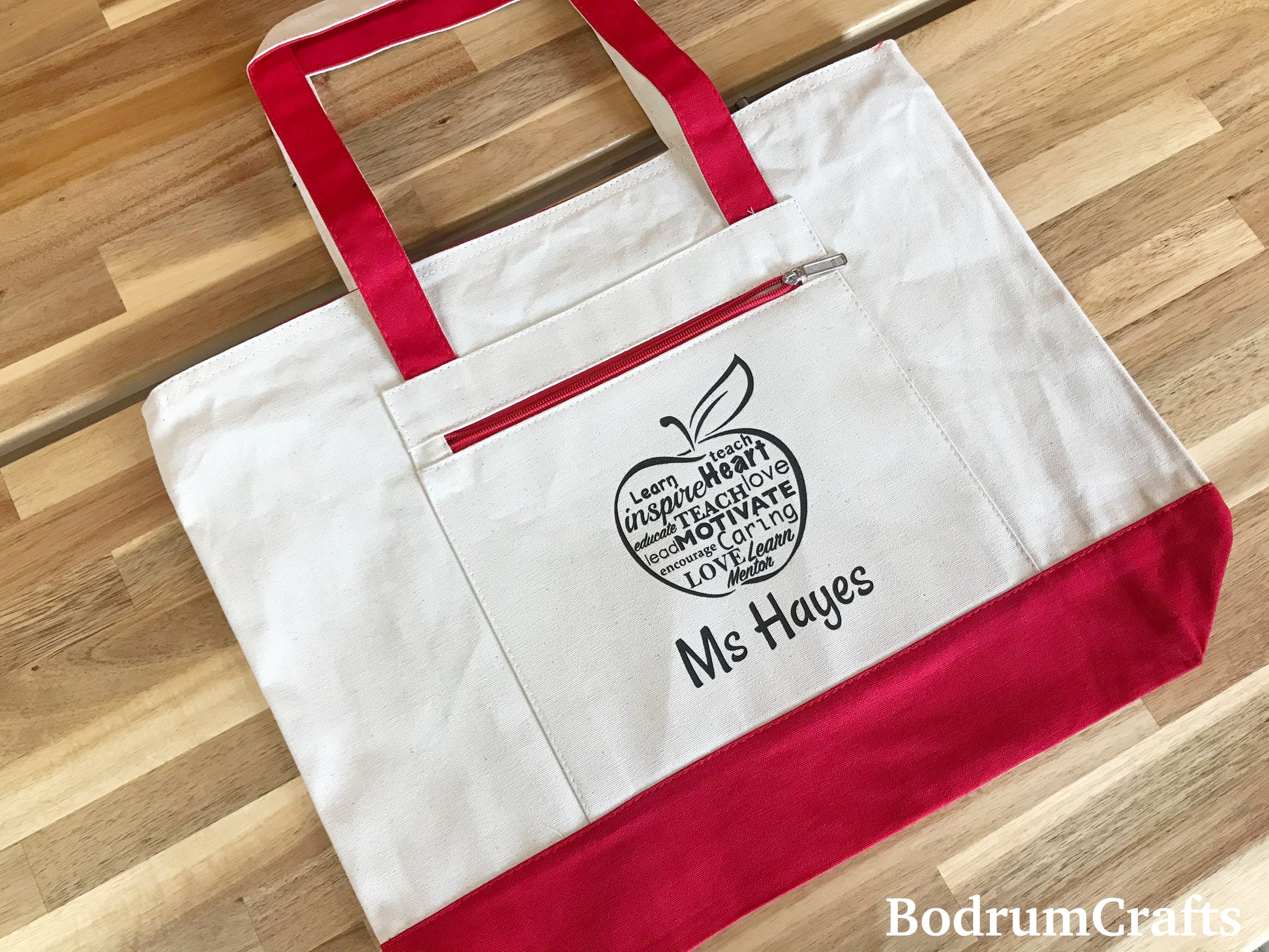 Custom Printed Teach Tote Bags