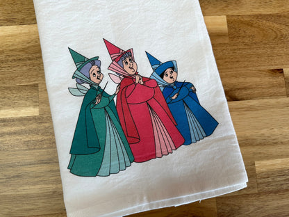 Personalized Flour Sack Tea Towels with Image
