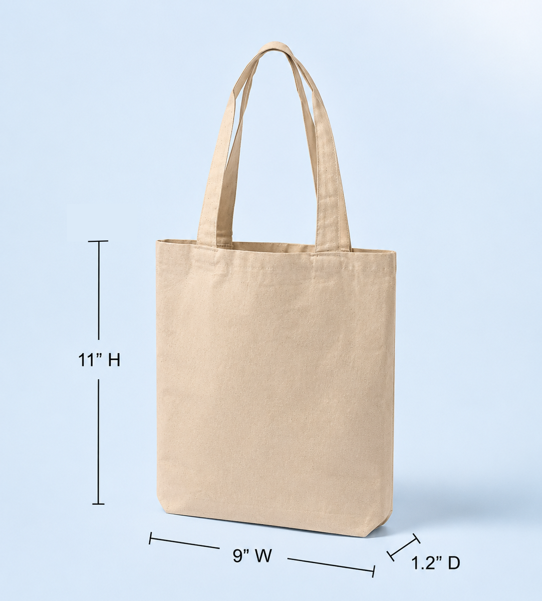 Mini canvas tote bags in bulk for wedding favors