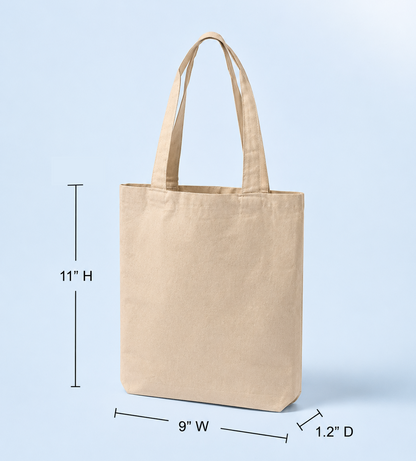 Mini canvas tote bags in bulk for wedding favors