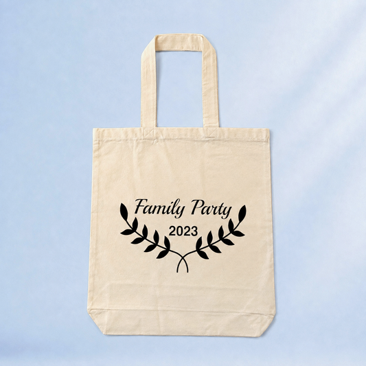 Natural canvas tote bags for custom logo branding