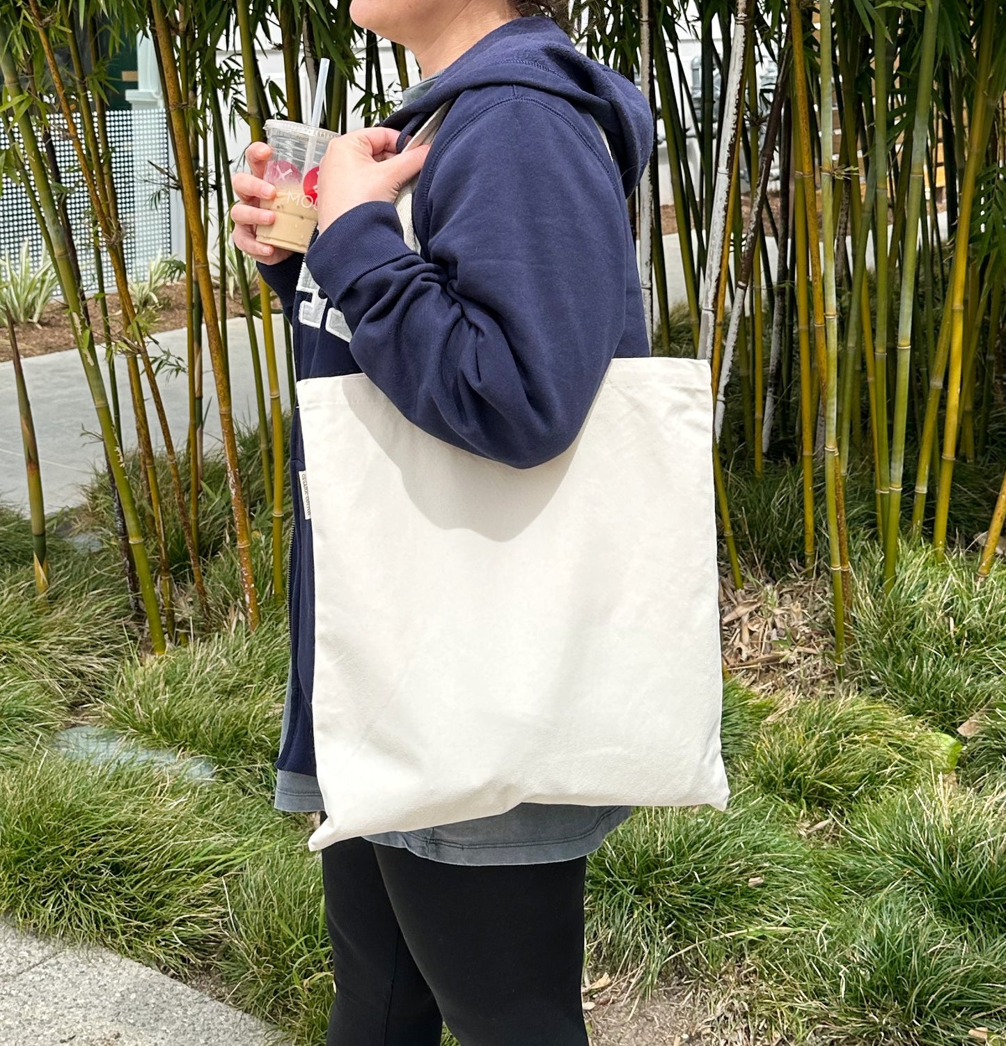 Natural reusable tote bags for everyday shopping