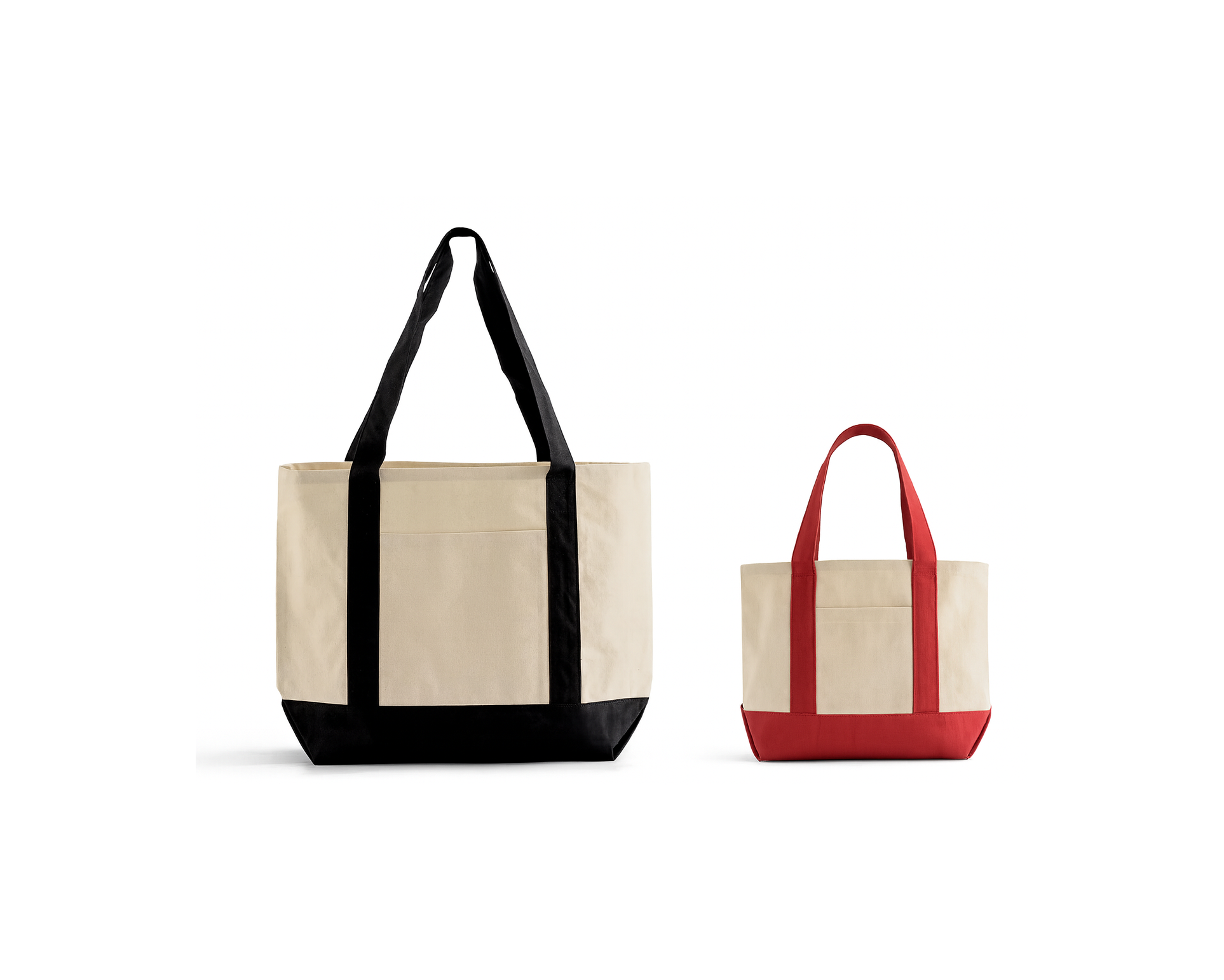 Two-Tone Heavy Canvas Tote – Trending Grocery Bag Style