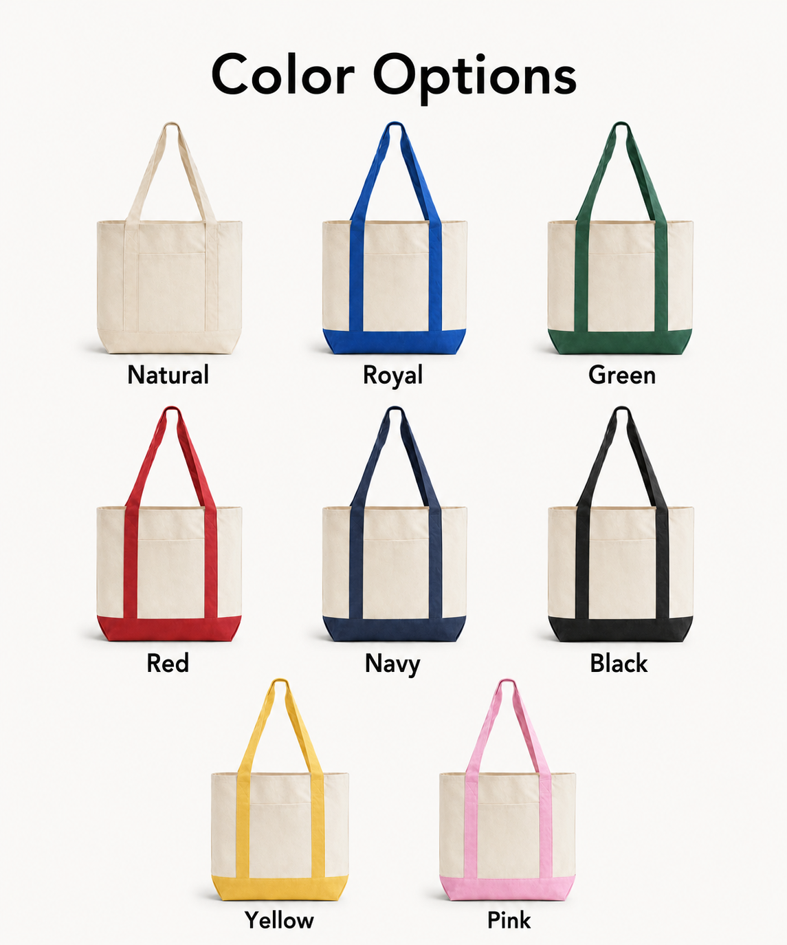 Wholesale heavy duty canvas tote bag with spacious open-top design