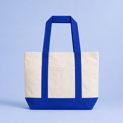 Wholesale reusable shopping tote bag made from durable canvas