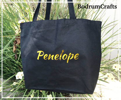 Large Heavy Canvas Grocery Tote Bags