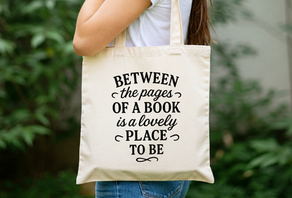 Lightweight Cotton Tote Bags with 2 Color Logo Printed