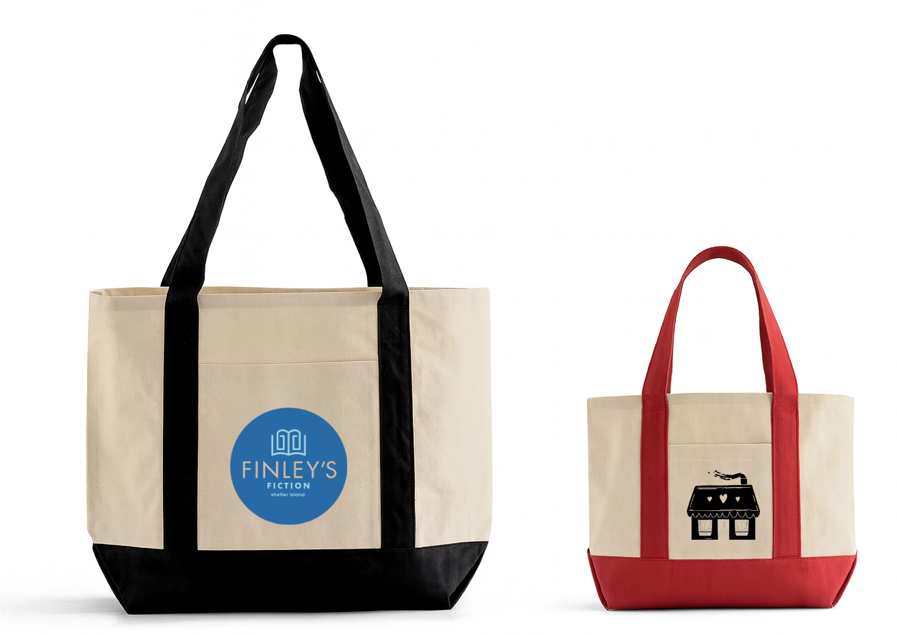 Stylish Canvas Tote Bags with Custom Logo Print