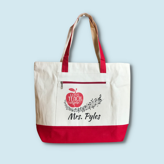 Canvas Shoulder Tote Bag Wholesale with Top Zipper