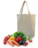 3 PACK Natural Canvas Tote Bags TG02 (15" x 16"x 3")