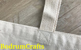 Plain Heavy Duty Canvas Tote Bags with Bottom Gusset, Everyday Totes