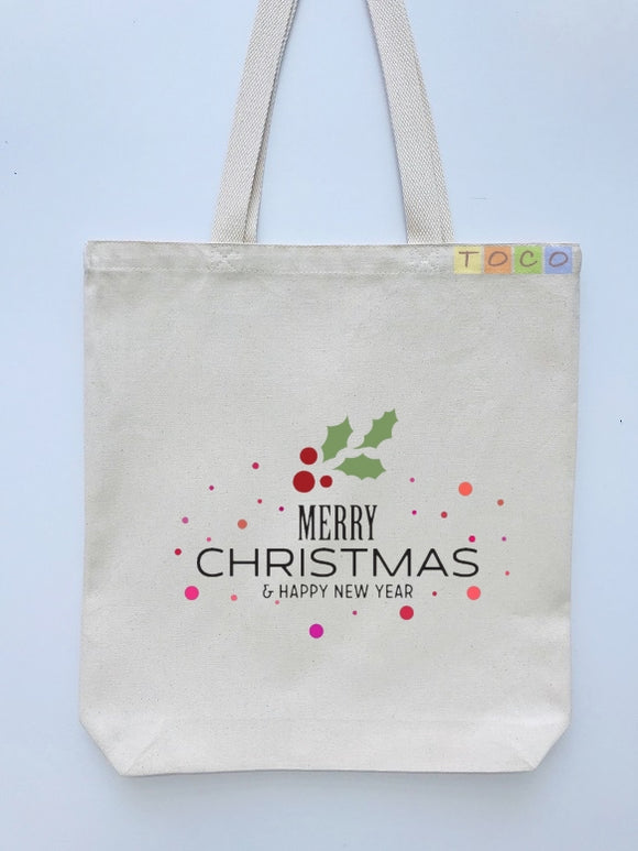 Christmas Gift Canvas Tote Bags CG01