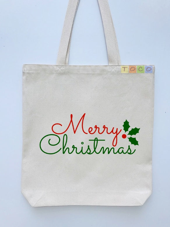 Christmas Gift Canvas Tote Bags CG03