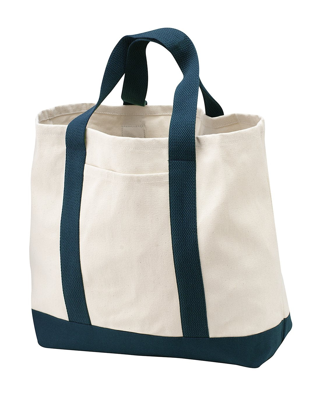 Wholesale Heavy Canvas Boat and Totes, Twill Open-Top Beach Bags Bulk